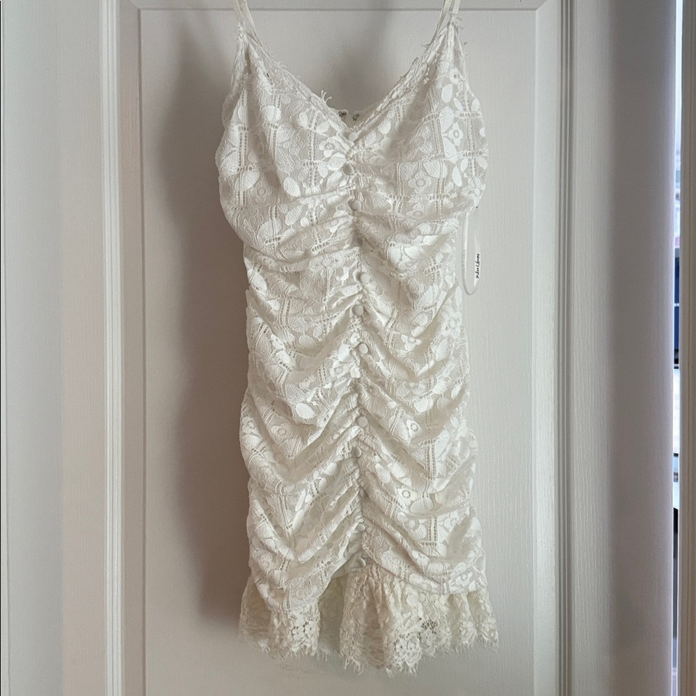 For Love And Lemons White Lace Dress
